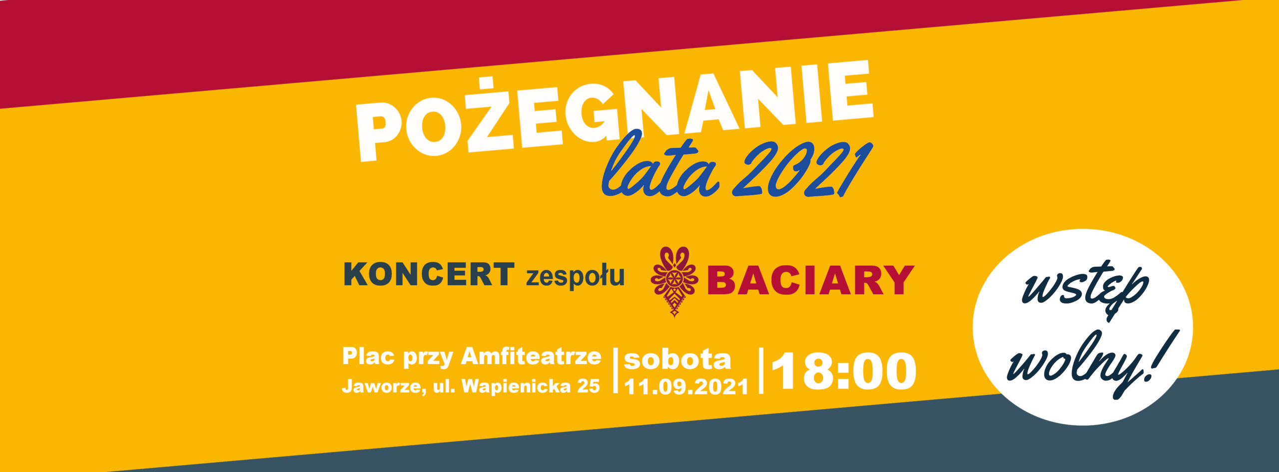 Pożegnanie lata 2021 - koncert zespołu Baciary